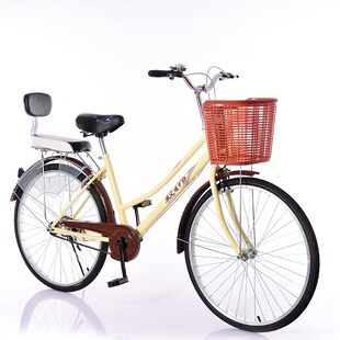 风凰新款 女士轻便休闲成人城市学生普通勤淑女车 自行车男女式