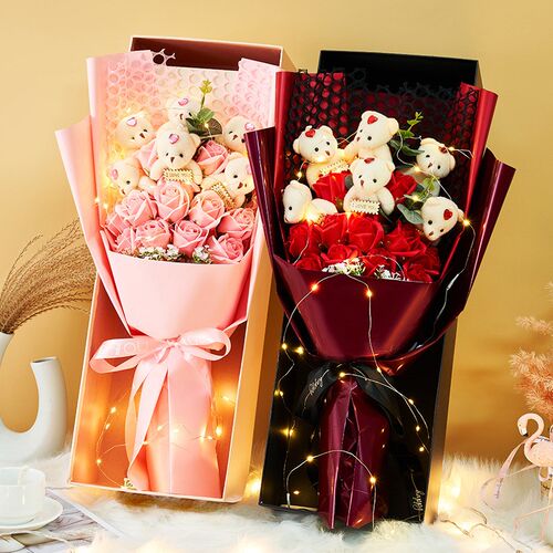 38三八妇女节礼物送女友老婆女朋友的女生生日浪漫玫瑰花束女神节