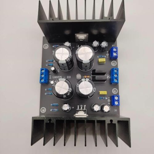 盛新隆功放-纯后级功放板LM1875后级功放模块大P功率功放板2X30W