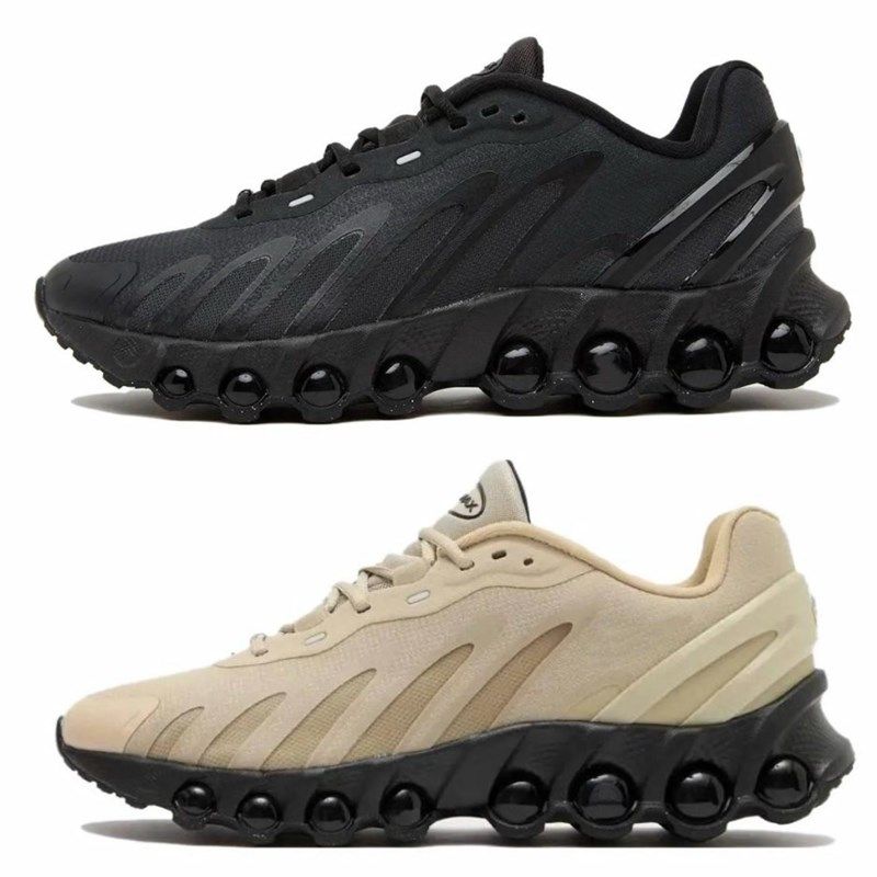 2025春季新款男鞋八个气垫减震软底轻便透气网面休闲跑步运动鞋女