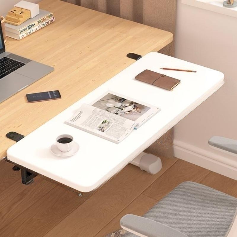 实木桌面延长板电脑桌扩展板键盘托架折叠免打孔手托办公桌延长架