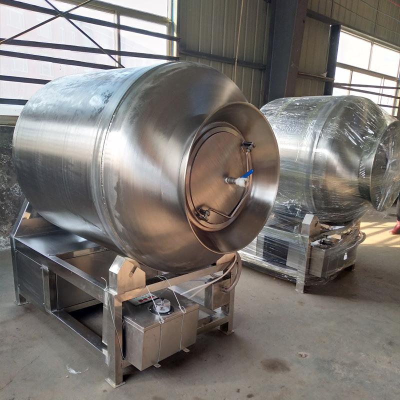 供应牛羊肉腌制机兔肉真空滚揉腌制设备商用鱼片真空腌制滚揉机