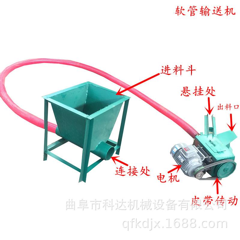 车载自吸式软管吸粮机水稻上料机饲料颗粒装卸输送机吸粮机