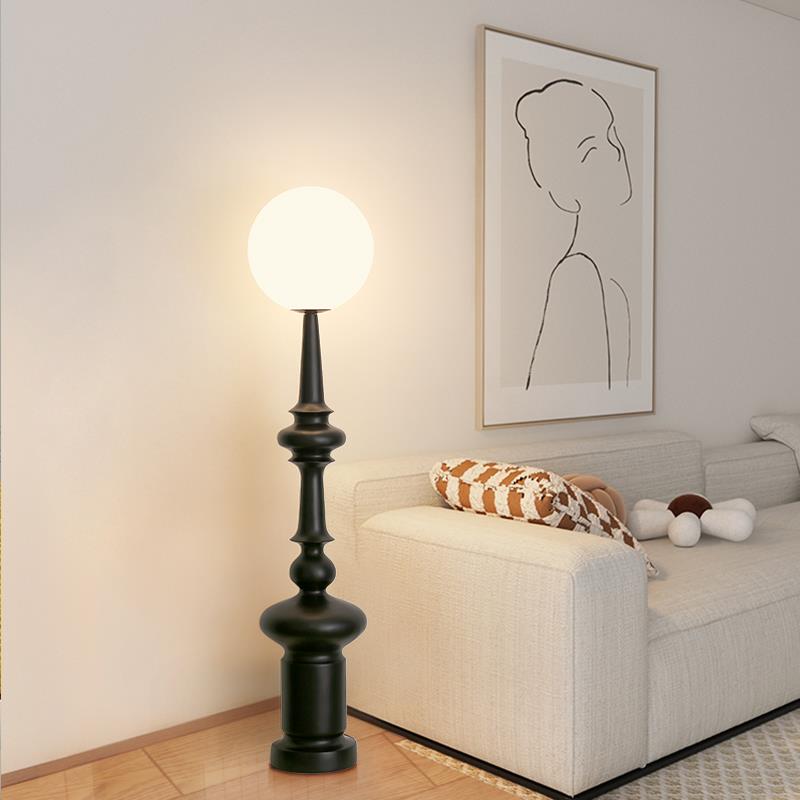客厅沙发落地灯意大利创意罗马柱氛围装饰摆件灯卧室床头立式台灯