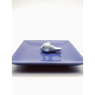 猫兔香皿 铸铁香炉 碳团 香立 线香底座 日本九谷烧 香盘 香插