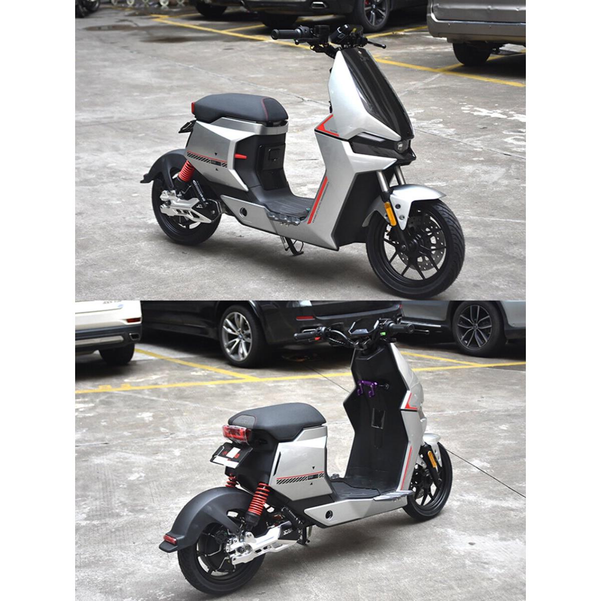 Jcgk适用于小牛F400T电动汽车改装前踏板加宽铝合金前踏板支架