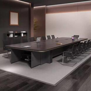 办公家具会议桌长桌简约现代长方形大洽谈桌椅子组合工作台培训桌