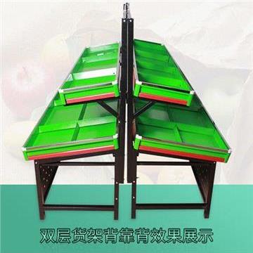超市蔬菜货架 多层菜架子水果货架展示架 散装堆头超市货架子