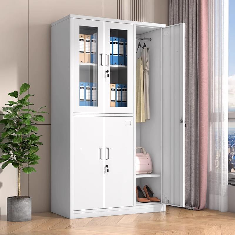 五门更衣柜员工宿舍带锁换衣柜办公文件柜档案柜铁皮资料储物柜子