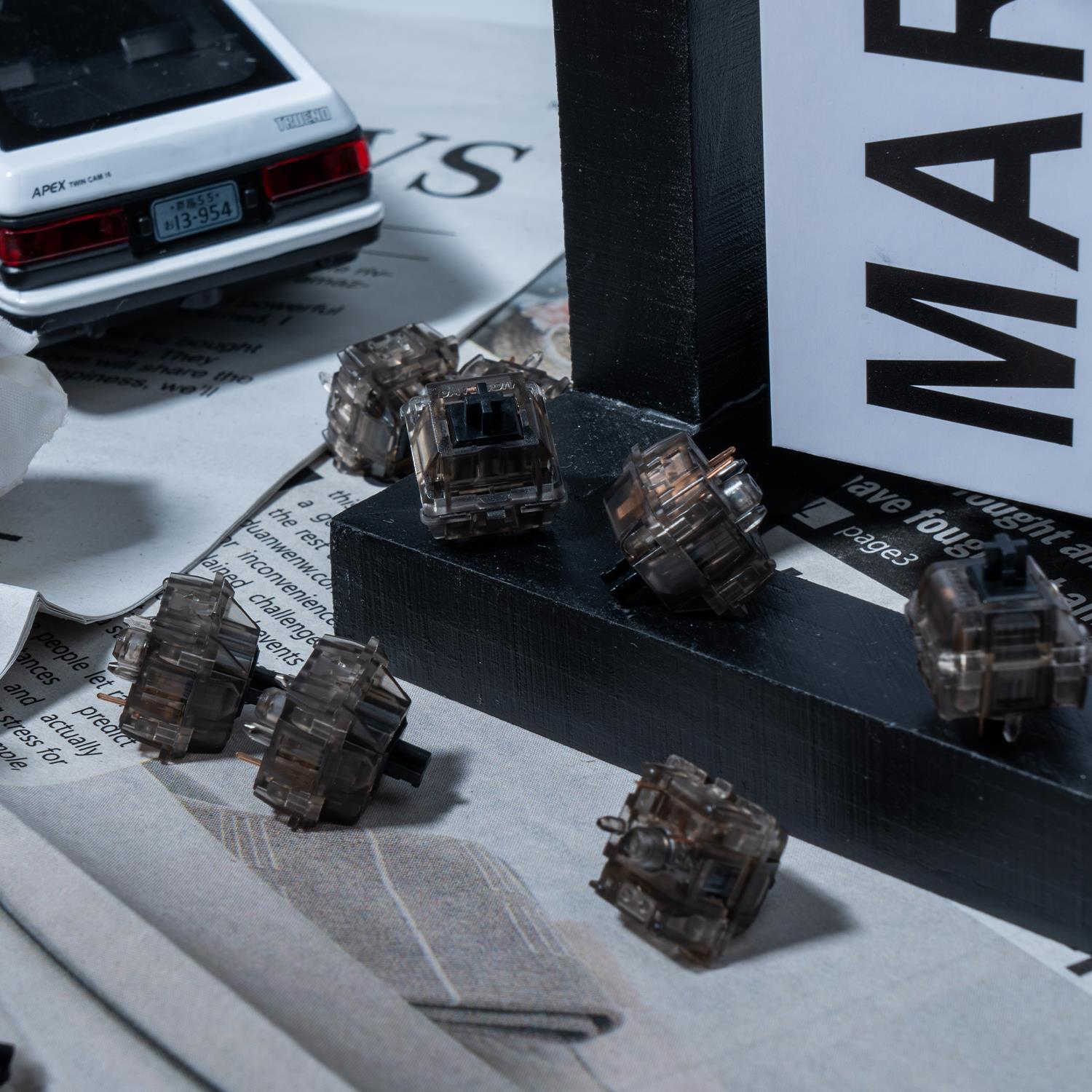 gateron佳达隆ink v2 pro机械键盘开关配件 线性手感 5pin