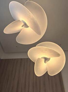 极美优品覆式楼loft蚕丝吊灯别墅客厅餐厅灯卧室艺术设计师吊灯