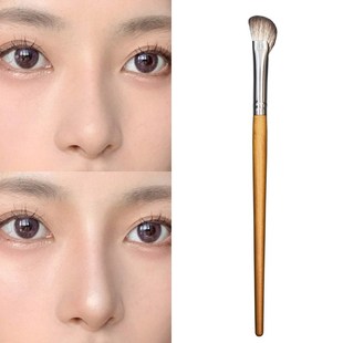 半扇形鼻影刷动物毛专业斜角半月形鼻侧影刷子扁头修鼻子修容刷