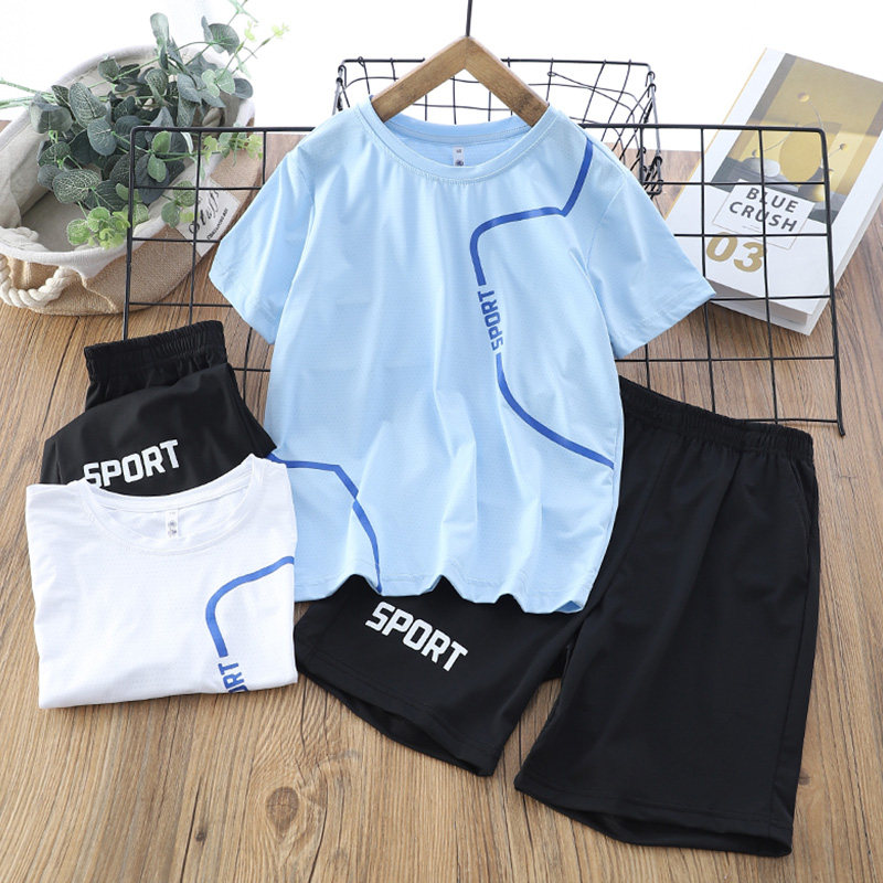 男童速干套装2023夏季新款短袖短裤儿童冰丝运动服休闲薄款两件套,童装/婴儿装/亲子装,套装,淘宝优惠券,粉丝福利购,淘宝优惠卷