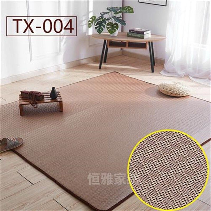 现货速发夏季卧室席子客厅藤席飘窗榻榻米凉席加厚儿童爬行地垫子,床上用品,冰丝席,淘宝优惠券,粉丝福利购,淘宝优惠卷