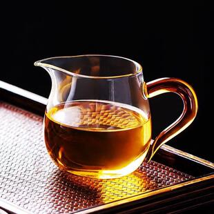 加厚公道杯玻璃滤茶器网一体茶具套组家用耐热玻璃茶具茶水公道杯