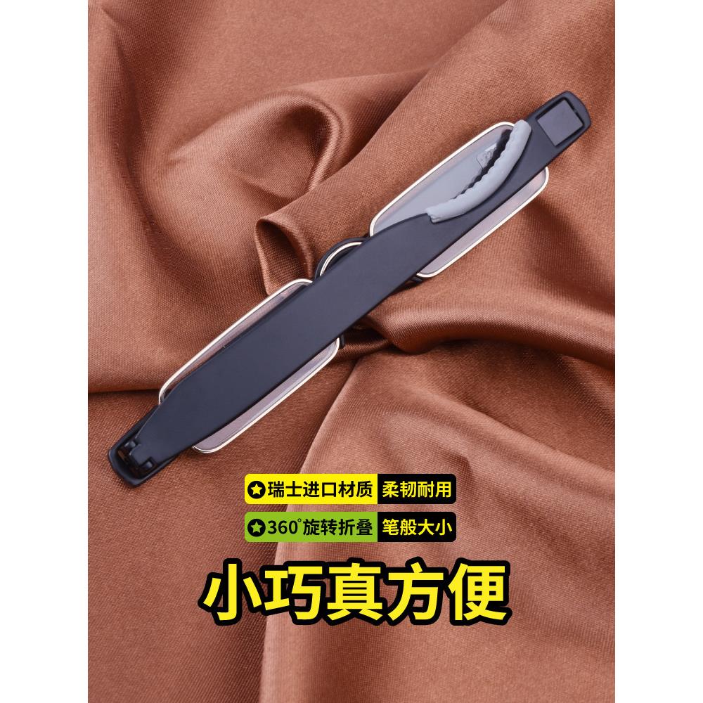 冠豪便携老花镜男款女士时尚360旋转折叠老人老花眼镜清晰老光镜