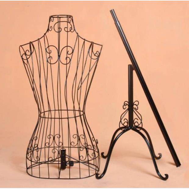 热卖欧式铁艺模特架女道具婚纱拍摄服装架全身半身女挂衣架展示架