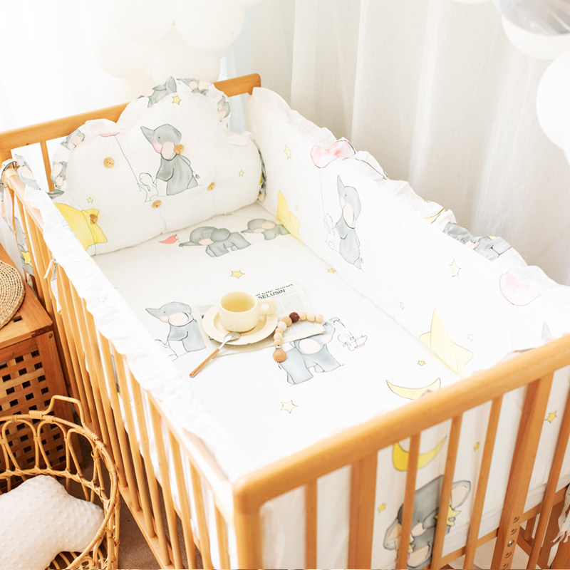 云朵婴儿床床围栏宝宝儿童纯棉床品拼接床围软包防撞围挡布床围,婴童用品,床围/床靠,淘宝优惠券,粉丝福利购,淘宝优惠卷