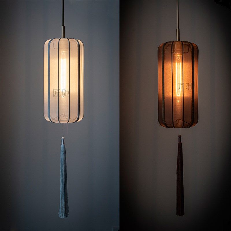 宋代美学新中式复古卧室床头宫灯中国风书房手工灯笼卧室禅意吊灯,家装灯饰光源,床头/玄关/吧台/过道吊灯,淘宝优惠券,粉丝福利购,淘宝优惠卷