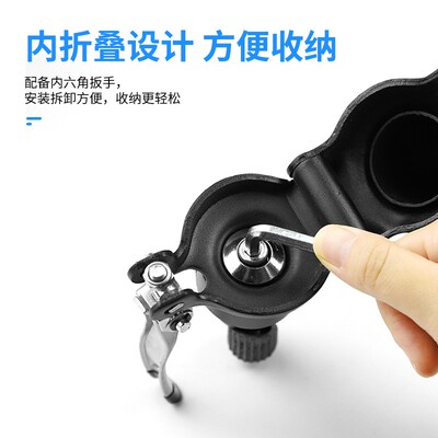 折叠自行车把立/车把立管22.2/25.4自行车立管/折叠立管卡头配件