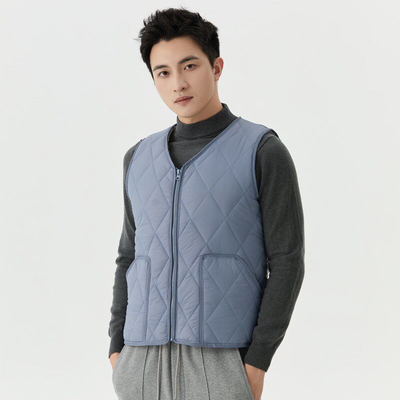 男士羽绒棉马甲保暖背心内穿青少年薄款修身加绒加厚短款秋冬内胆,男装,常规马甲,淘宝优惠券,粉丝福利购,淘宝优惠卷