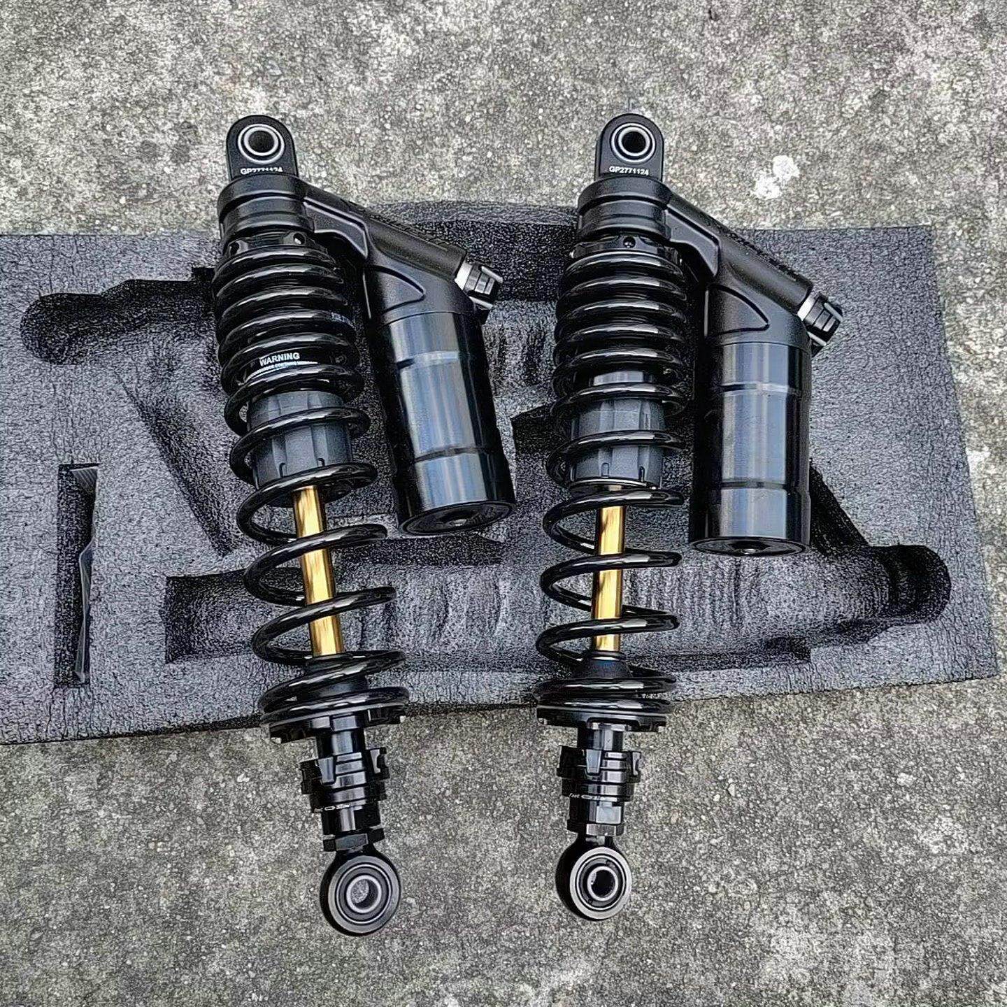 适用高金GK1200 凯旋T100/T120 摩托车改装后减震器 三可调后避震