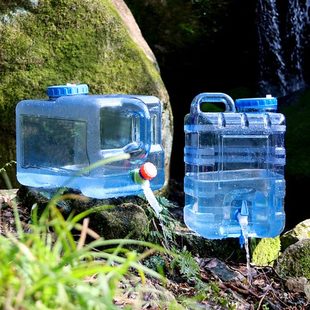 PC矿泉水桶家用储水纯净水桶喝茶具户外车载大容量加厚塑料水箱瓶