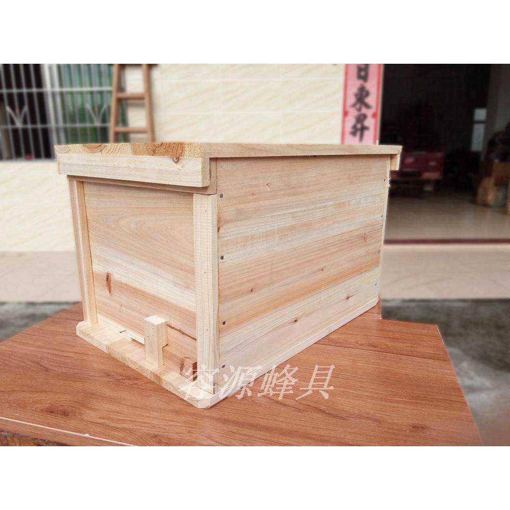 蜂箱 43.5cm 杉木蜜蜂箱 中蜂蜂箱 1.5cm杉木制作板面凹凸缝拼接