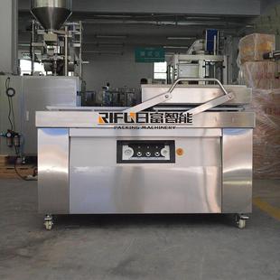 机食品豆制品海鲜真空封口机卤菜鸡爪鸭爪封口设备 双室真空包装
