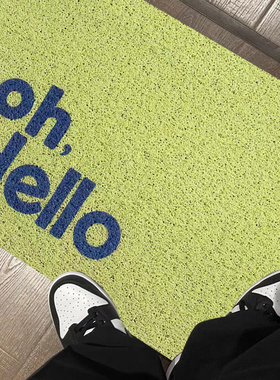 家用地垫玄关入户门口门垫蹭土pvcF卧室客厅可裁剪脚垫子防滑地毯