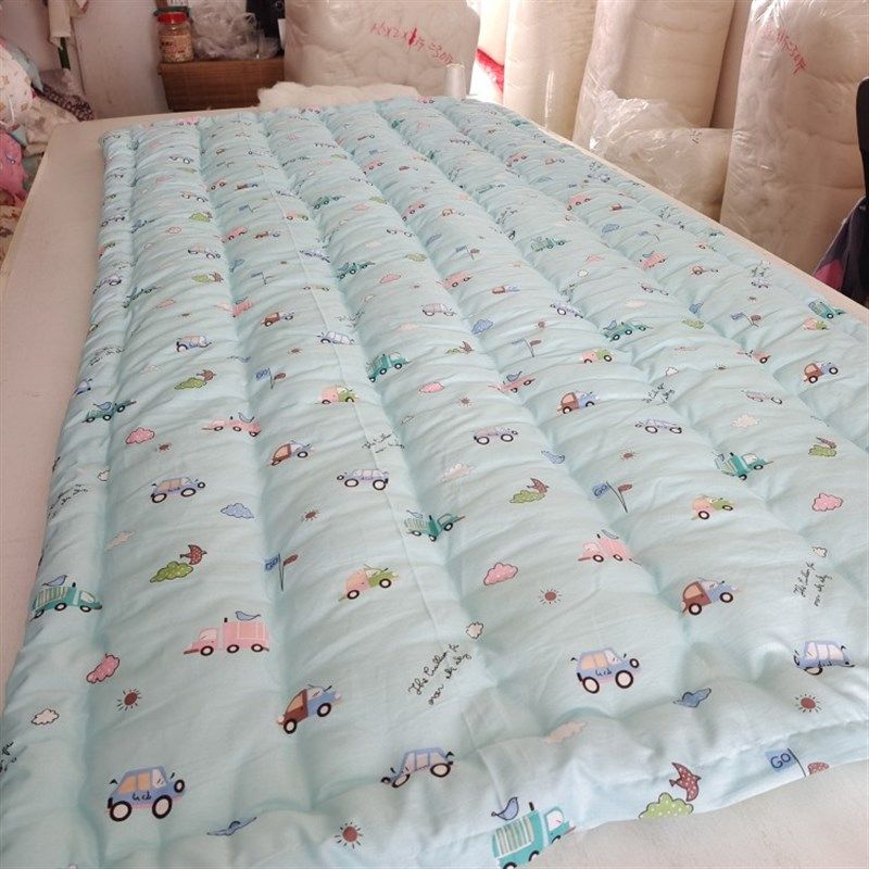 纯棉花拼接床垫被炕褥子婴幼儿童上下床榻榻米学生宿舍床垫被中厚,床上用品,床垫/床褥/床护垫/榻榻米床垫,淘宝优惠券,粉丝福利购,淘宝优惠卷