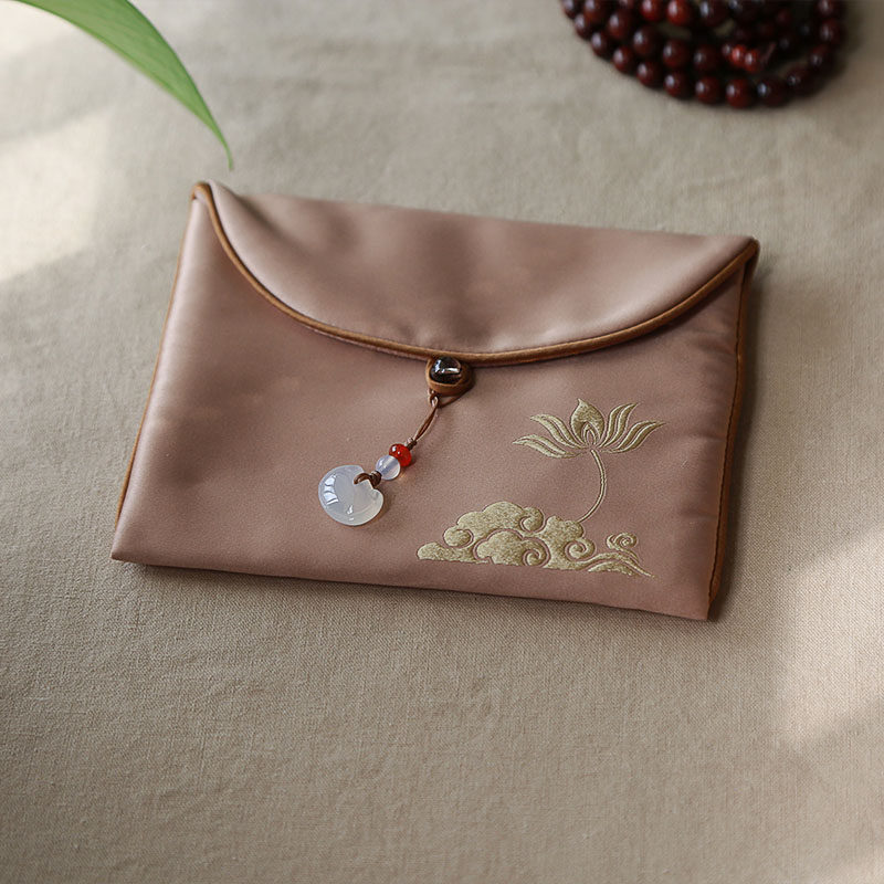 中式古风汉服简约刺绣手工布艺手拿包佛珠首饰收纳袋零钱包礼物,节庆用品/礼品,文化创意钱包/购物收纳袋,淘宝优惠券,粉丝福利购,淘宝优惠卷