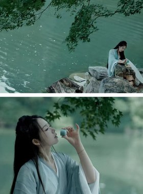 古风酒壶酒杯小酒k瓶道具摄影拍照复古怀旧典雅中国风酒具陶瓷摆