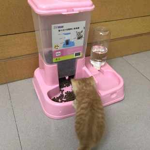 其猫咪用品猫狗双自动饮水猫食z盆自动喂食碗器狗盆宠物狗狗用品