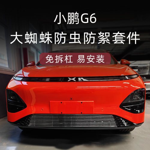 小鹏G6前脸中网水箱防虫网外观改装件专用装饰防撞条汽车用品配件