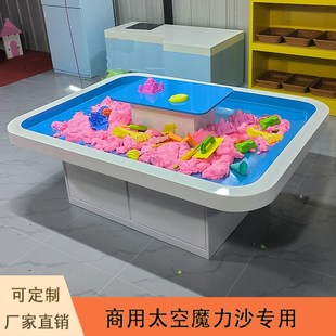 儿童乐园积木太空室内玩沙桌大号沙盘游戏桌商用游乐场烤漆玩具桌