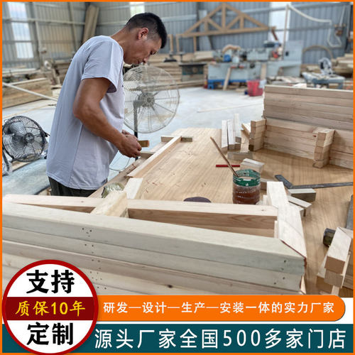 广东木屋厂家定制新中式凉亭木屋榫卯廊架组装古建木屋户外