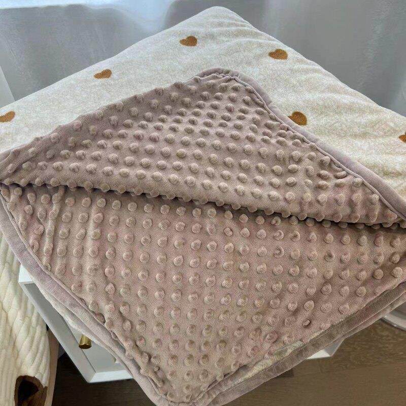冬季加厚牛奶绒被套单件加绒床盖紫色大人豆豆绒珊瑚绒单双人被罩