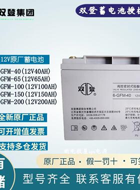 双登12V铅酸蓄电池6-GFM-38-65-80-100-150- 200 直流屏6-GFM-40