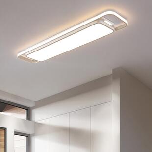 长条走廊走道灯玄关灯 2025新款轻奢网红爆款门厅灯长方形吸顶灯