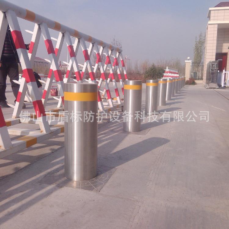 全自动升降柱小区道路隔离阻车校园遥控自动立庄阻路器厂家