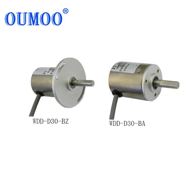 供应高长寿命角度测量传感器WDD-D30-BA-360°逆转输出霍尔原理