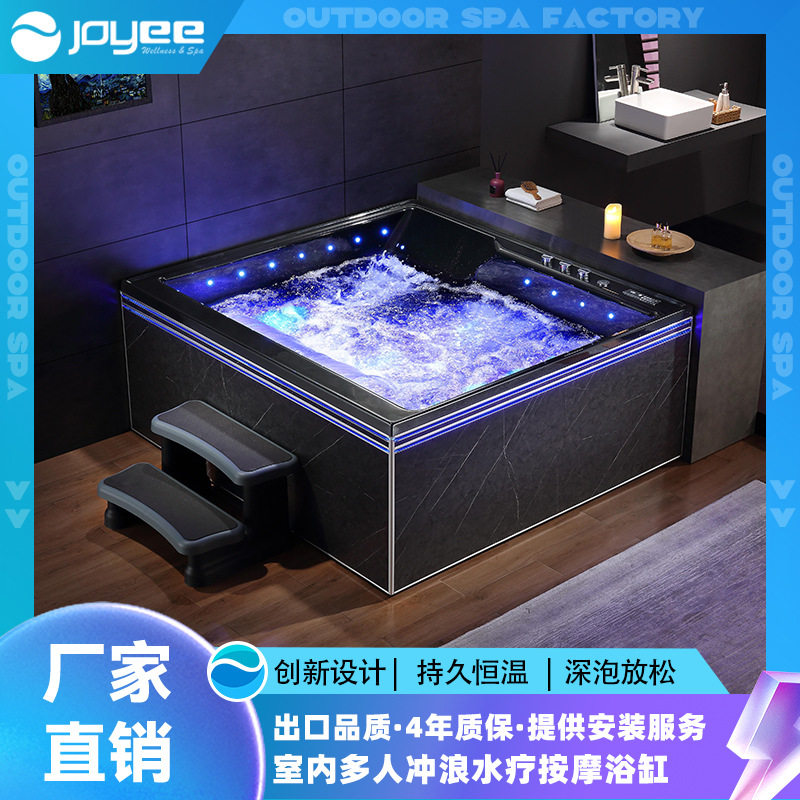 JOYEE室内水疗智能恒温按摩浴缸酒店民宿多人spa泡泡浴水疗泡池