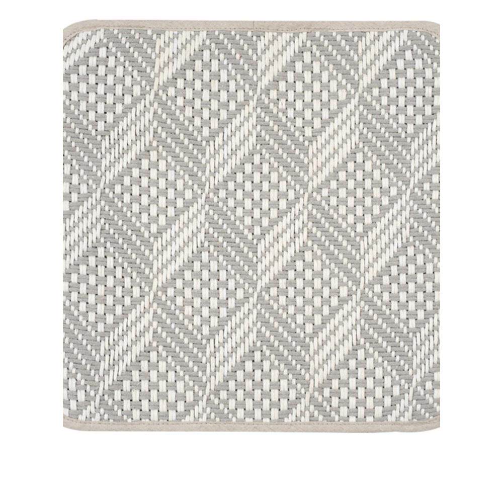 靠背一体新型中国风座椅汽车四季编织餐椅坐垫棉麻加厚办公坐垫夏