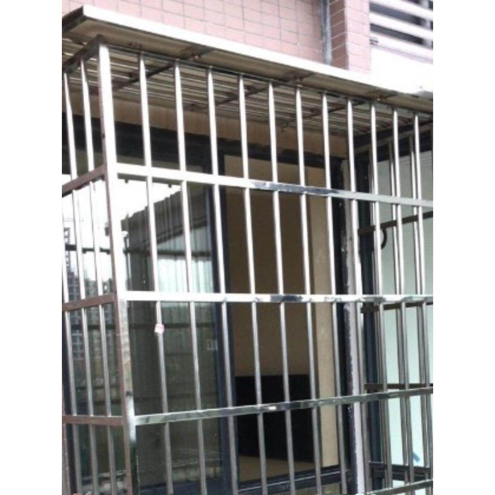 长沙防盗窗窗户护栏不锈钢防盗窗 不锈钢护栏 防护栏杆儿童防护网