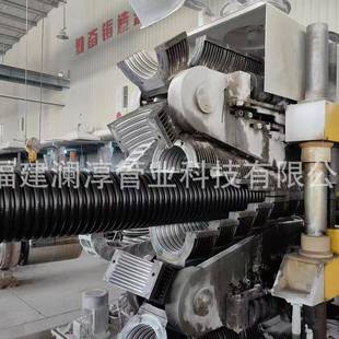 双壁波纹管HDPE大口径排污波纹管dn300雨污分流管sn8排水波纹管