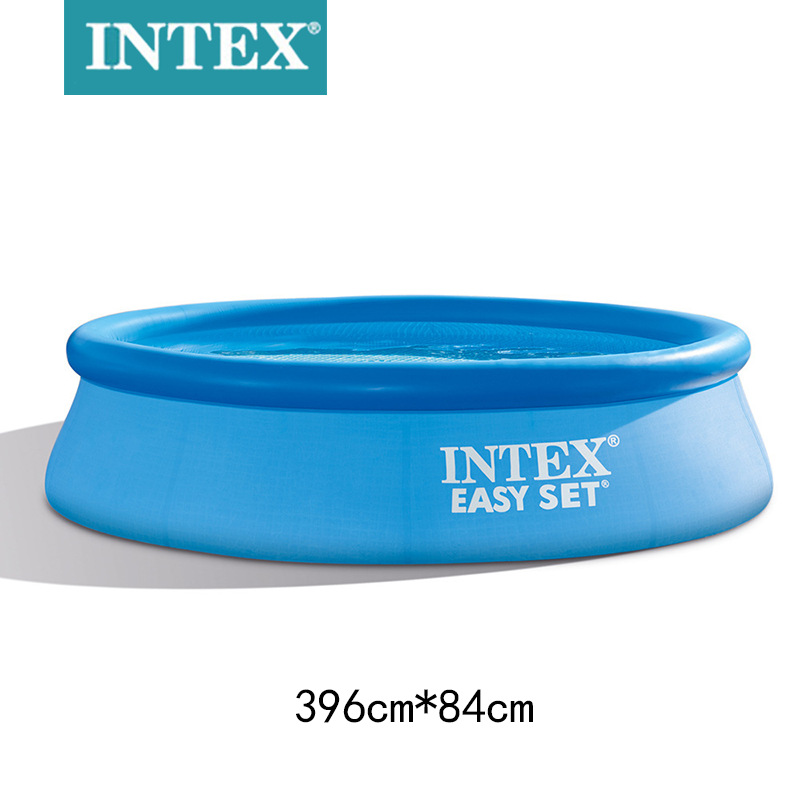INTEX28143家庭游泳充气水池13尺蝶形水池户外活动戏水池