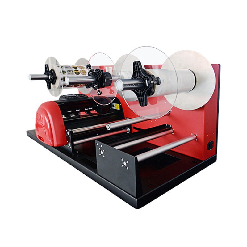 全自动异形标签不干胶模切机 小型标签切割机刻字机 Label cutter