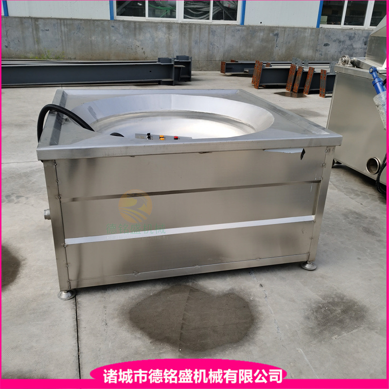 可配物料框的电加热圆形油炸锅 虎皮凤爪猪肉皮油炸锅 条皮拉皮锅