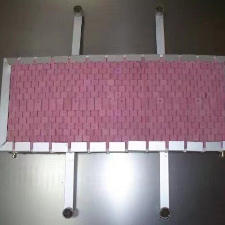 LCD型履带式工装加热器 履带式陶瓷带壳加热板 合金钢预热加热器
